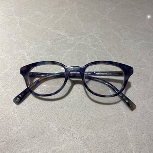 Warby Parker Blue Tortoiseshell Eye Glasses